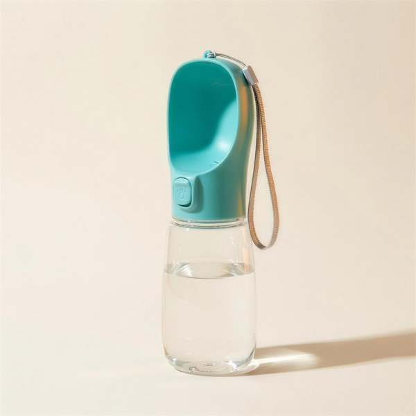 Travel water bottle and bowl