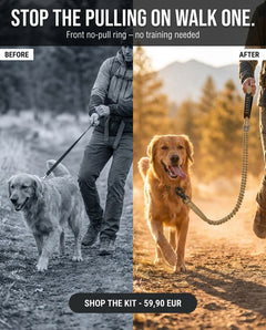 Before and after: pulling stops on the first walk